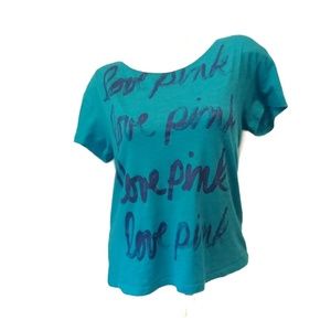 VS PINK Love Pink Oversized Tee Shirt XS